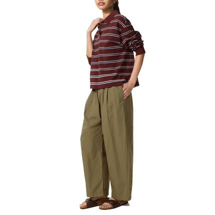 Uniqlo Women's Cotton Volume Easy Pants 57 Olive