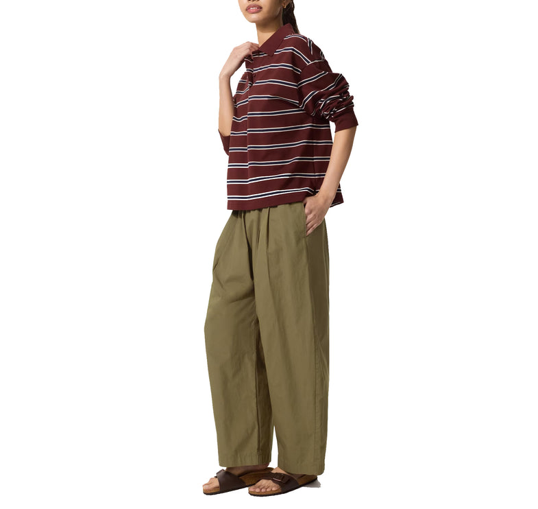Uniqlo Women's Cotton Volume Easy Pants 57 Olive