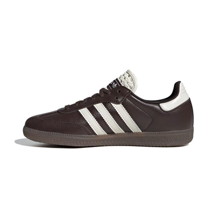 Adidas Women's Samba OG Shoes Aurora Coffee/Off White/Gold Metallic IH3982