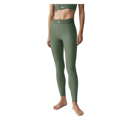 alo Women's Airlift High-Waist Suit Up Legging Bamboo Green