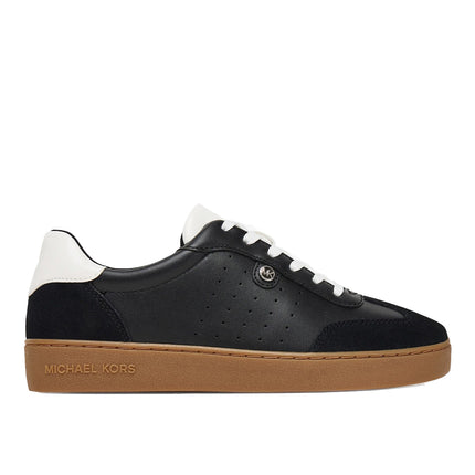 Michael Kors Women's Scotty Leather Sneaker Black - Hemen Kargoda