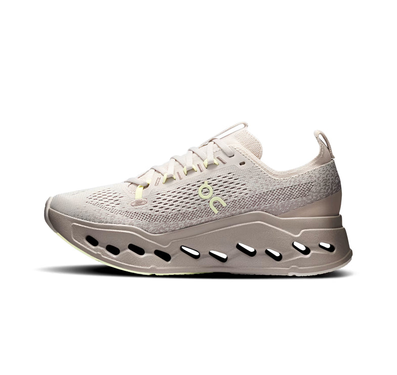 ON Women's Cloudsurfer Max Pelican/Limelight