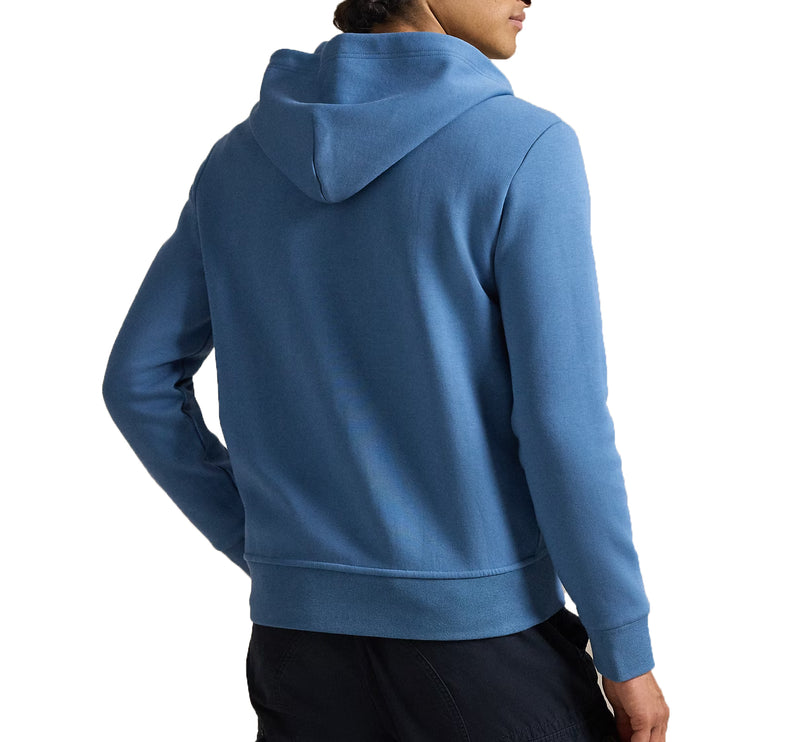 Polo Ralph Lauren Men's Double-Knit Full-Zip Hoodie Delta Blue