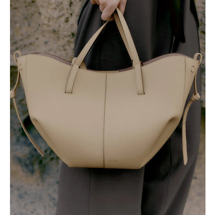 Polène Women's Cyme Mini Edition Textured Sand