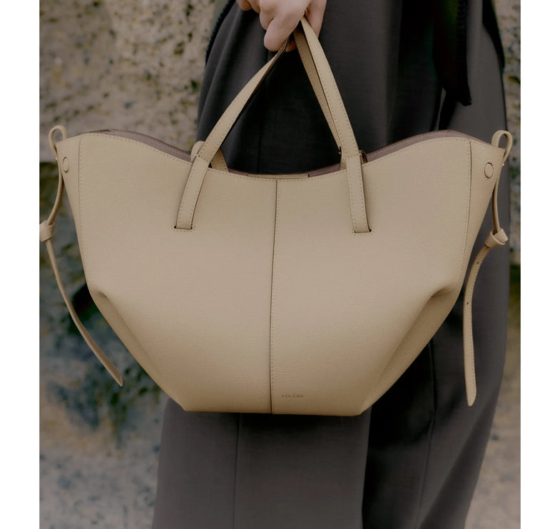 Polène Women's Cyme Mini Edition Textured Sand