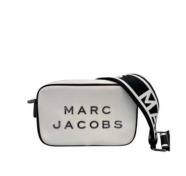 Marc Jacobs Women's Flash Leather Crossbody Bag Black/White