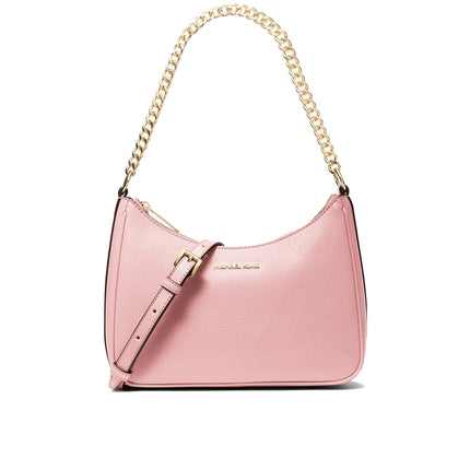 Michael Kors Women's Jet Set Large Pebbled Leather Convertible Crossbody Bag Powder Blush