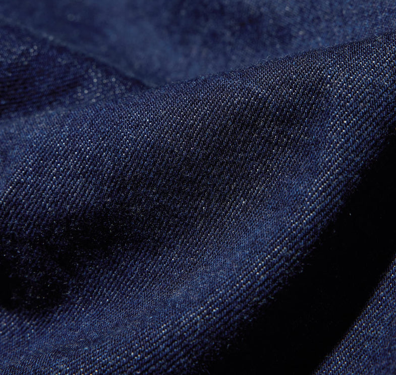 Uniqlo Unisex Zip Up Short Jacket | Denim 69 Navy