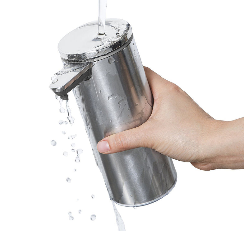simplehuman Şarj Edilebilir Sensörlü Paslanmaz Çelik Sıvı Sabunluk 266 ml