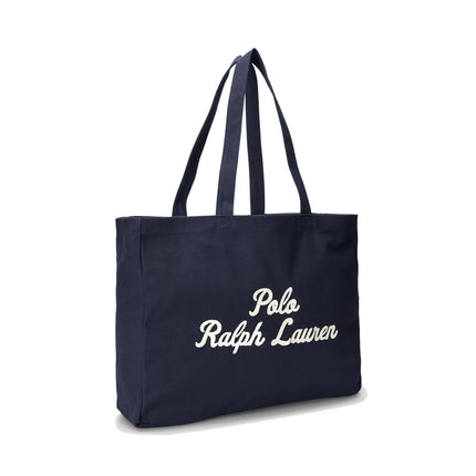 Polo Ralph Lauren Unisex Embroidered Canvas Tote Newport Navy