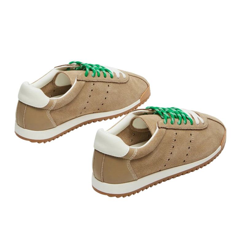Steve Madden Women's MIRAGE Tan Suede Low-Top Sneakers Tan