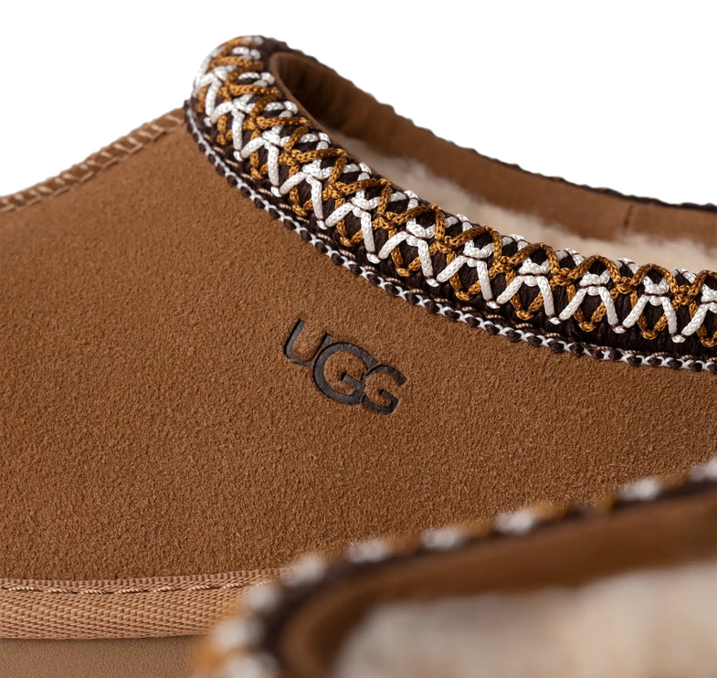 UGG Tasman II çocuk terliği, kahverengi (chestnut) süet