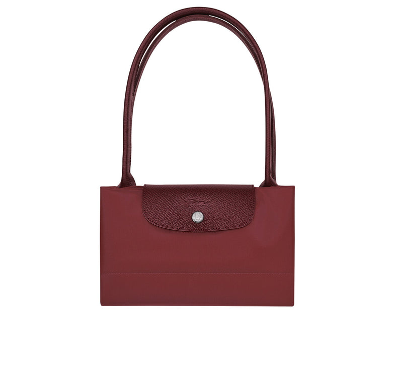Longchamp Women's Le Pliage Green L Tote Bag Pomegranate