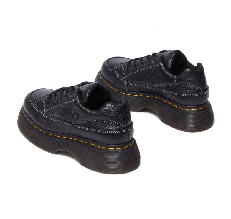 Dr. Martens Women's Buzz 5 Eye Milled Nappa Leather Shoes Black