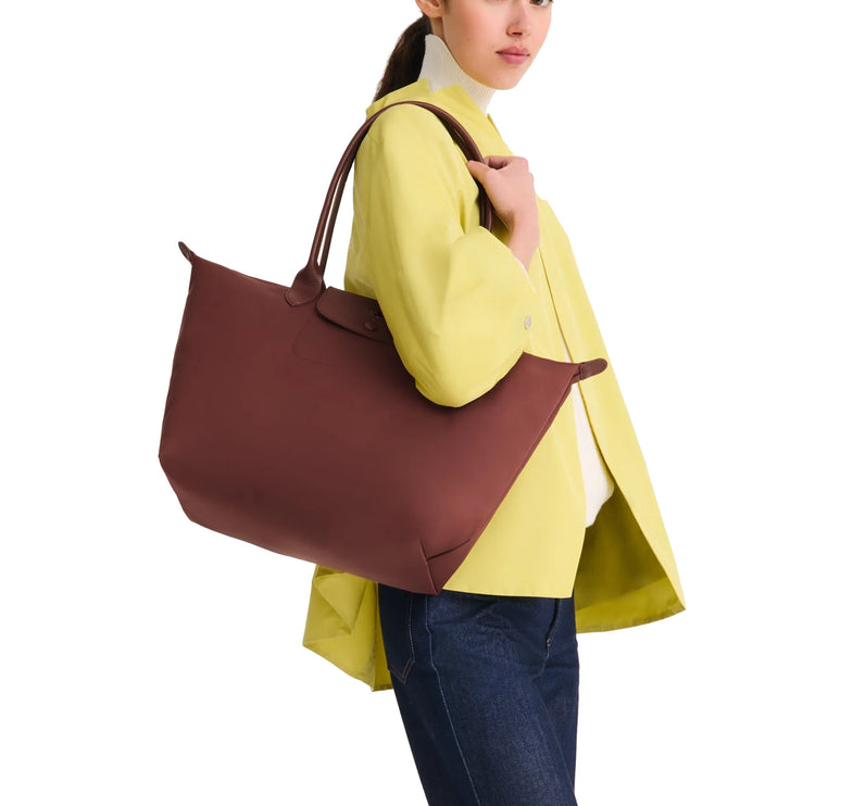 Longchamp Women's Le Pliage One L Tote Bag Burgundy