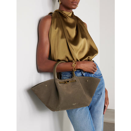 DeMellier London Women's The Midi New York Green Suede