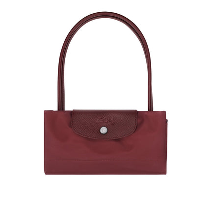 Longchamp Women's Le Pliage Green M Tote Bag Pomegranate