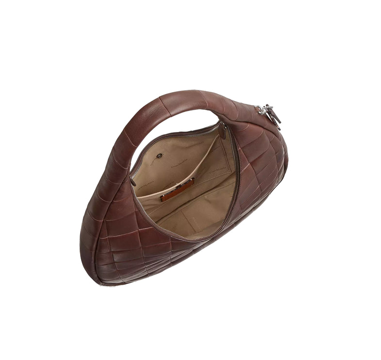 Coach Women's Alter/Ego Large Crescent Shoulder Bag In Upcrafted Leather Maple