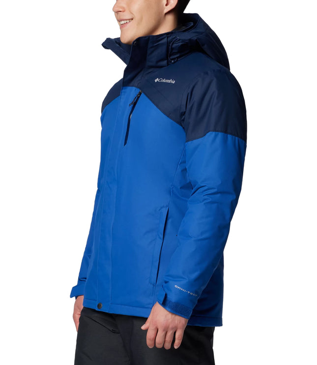 Columbia Men's Last Tracks II Jacket Mountain Blue/Collegiate Navy