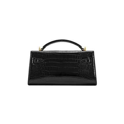 JW PEI Women's Noor Top Handle Bag Black Croc