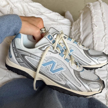 New Balance 204L Silver Metallic with Ice Blue U204LSWC - Hafta Sonuna Özel Fiyat