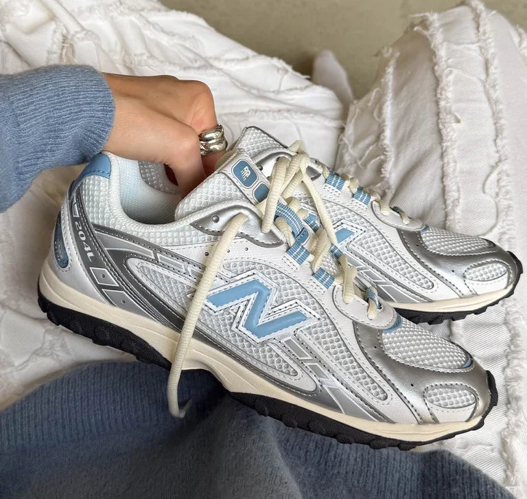 New Balance 204L Silver Metallic with Ice Blue U204LSWC - Hafta Sonuna Özel Fiyat