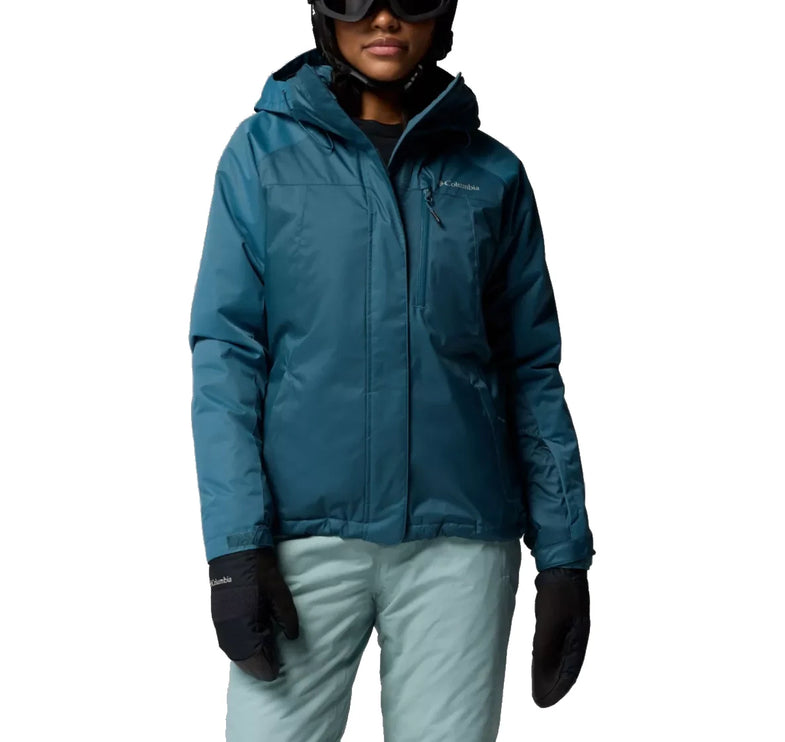Columbia Women's Snowy Summit Insulated Jacket Everblue Dobby