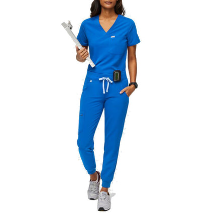 FIGS Women's Zamora Jogger Scrub Pants Royal Blue