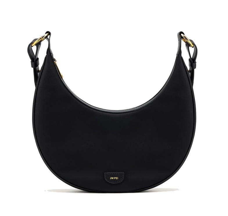 JW PEI Women's Carly Nylon Saddle Bag Black