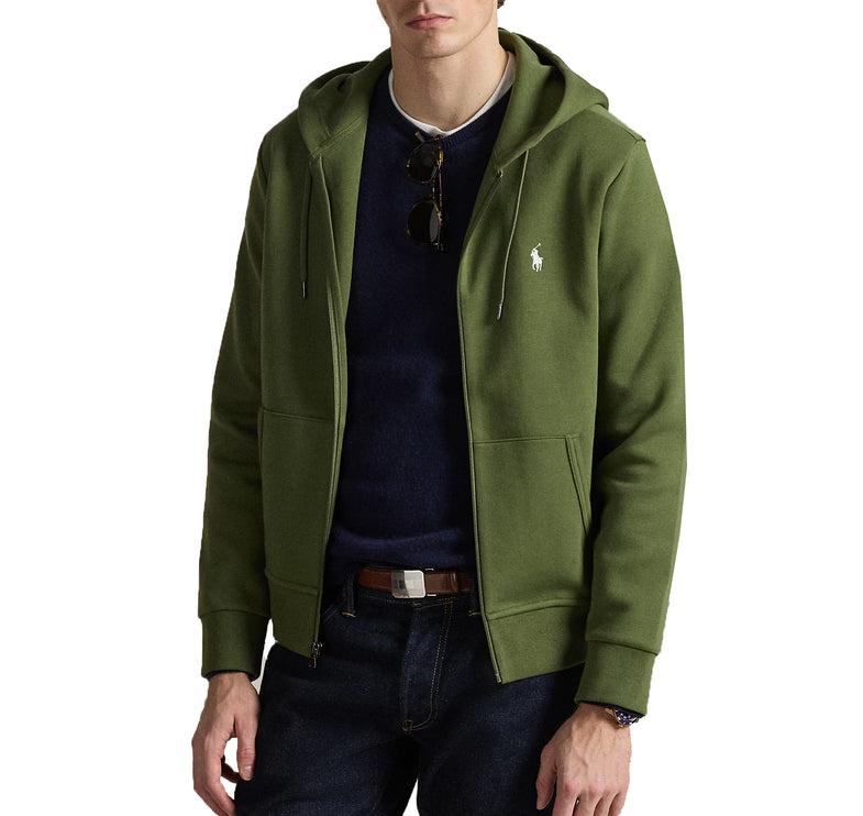 Polo Ralph Lauren Men's Double-Knit Full-Zip Hoodie Supply Olive