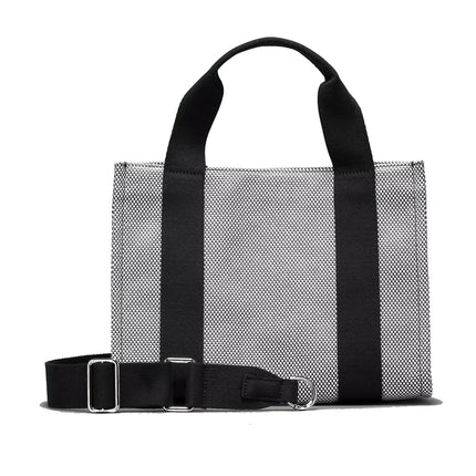 lululemon Women's Two-Tone Canvas Mini Tote Bag 4.5L Anchor/Light Ivory/Black