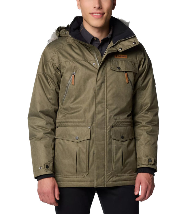 Columbia Men's Barlow Pass TurboDown II Jacket Stone Green