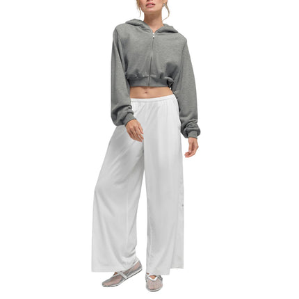 alo Women's Breezy Wide Leg Pant (Regular) White