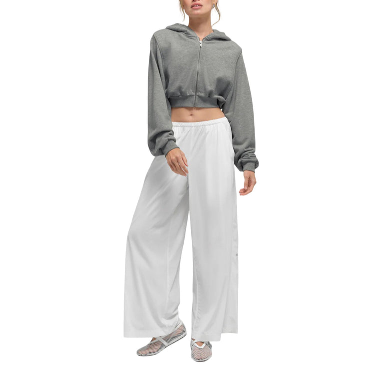 alo Women's Breezy Wide Leg Pant (Regular) White