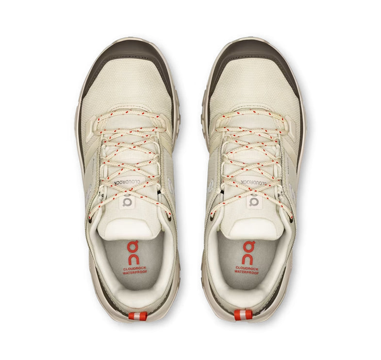 ON Men's Cloudrock Low Waterproof Ivory