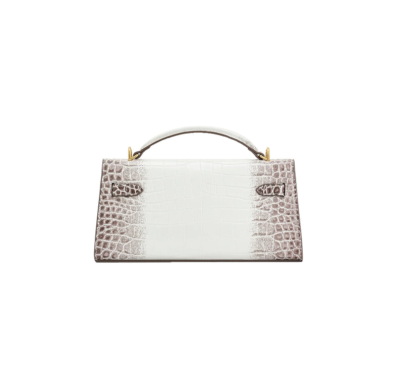 JW PEI Women's Noor Top Handle Bag White Croc