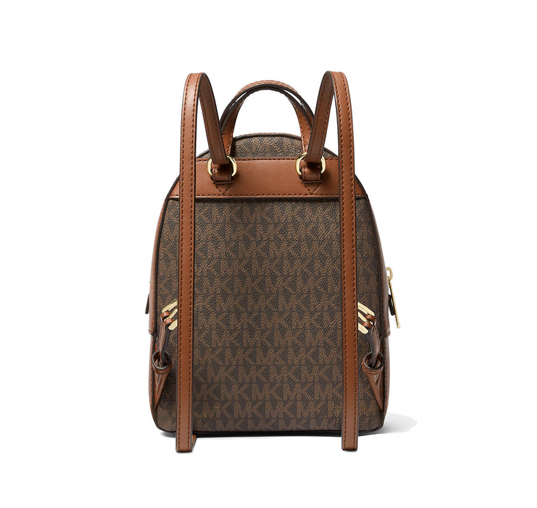 Michael Kors Women's Jaycee Extra-Small Signature Logo Backpack Brown