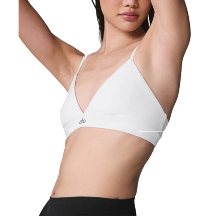alo Women's Splendor Bra White/Black