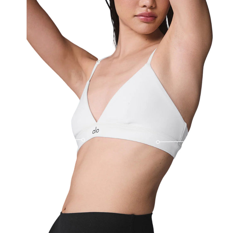 alo Women's Splendor Bra White/Black