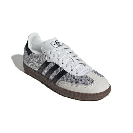 Adidas Samba OG Crystal Shoes Crystal White/Core White/Silver Metallic IH9055