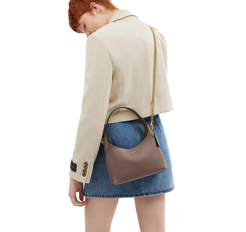 Coach Women's Brooklyn Shoulder Bag 23 Brass/Dark Stone