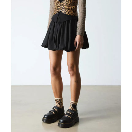 Dr. Martens Women's Buzz Milled Nappa Leather Mary Jane Shoes Black