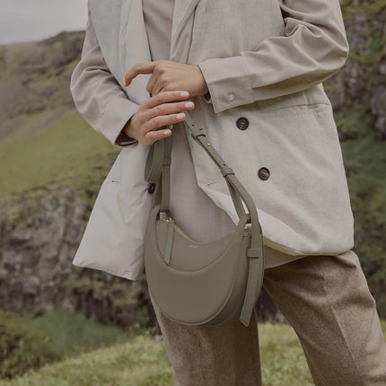 Polène Women's Numéro Dix Edition Textured Olive
