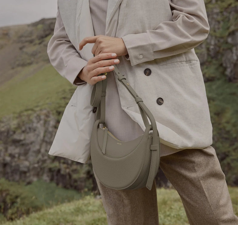 Polène Women's Numéro Dix Edition Textured Olive