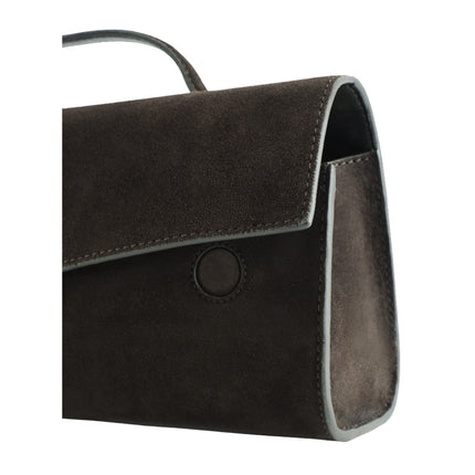 COS Women's Gallery Clutch Bag Dark Brown