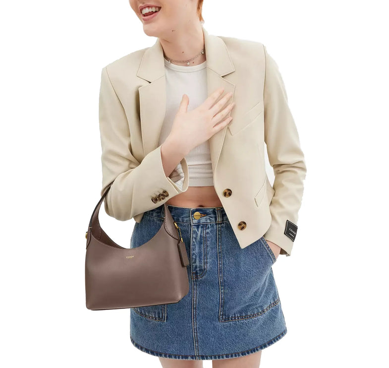 Coach Women's Brooklyn Shoulder Bag 23 Brass/Dark Stone