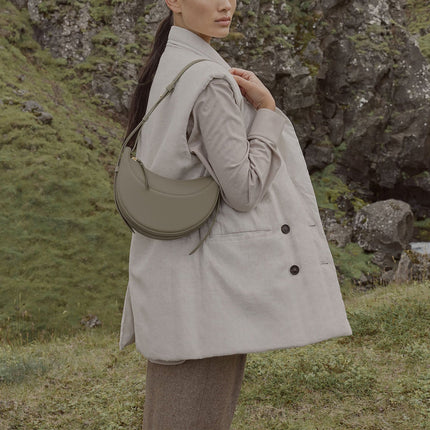 Polène Women's Numéro Dix Edition Textured Olive