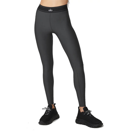 alo Women's Airlift High-Waist Suit Up Legging Anthracite/Black