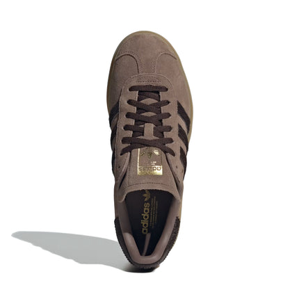 Adidas Women's Gazelle Bold Earth Strata/Aurora Coffee/Gold Metallic IH4202