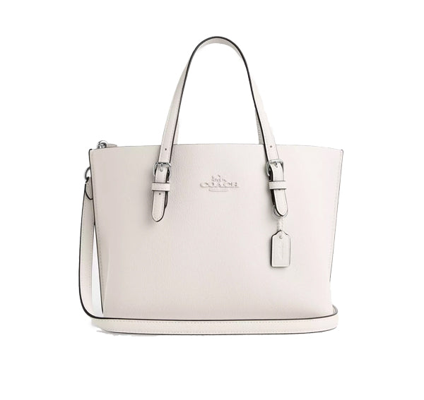 Coach Women's Mollie Tote Bag 25 Silver/Chalk